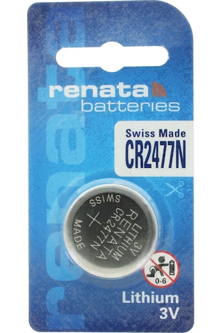 950mAh ile Renata CR2477N lityum pil