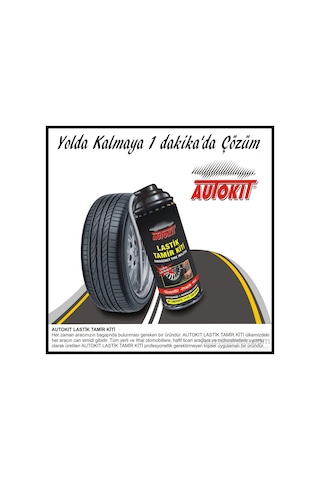 Go Ithalat Autokit Lastik Tamir Kiti 450 Ml