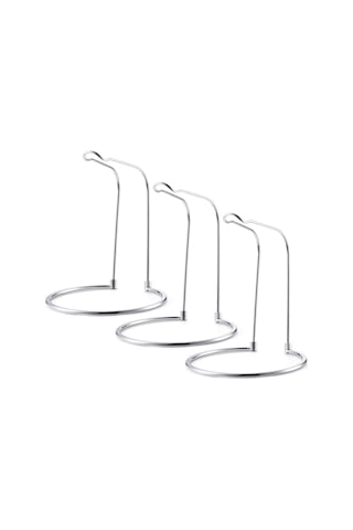 Dianziye 3'lü Çelik Balık Makinesi Tutucusu - Gümüş Renkli, Dayanıklı Balıkçılık Aparatı