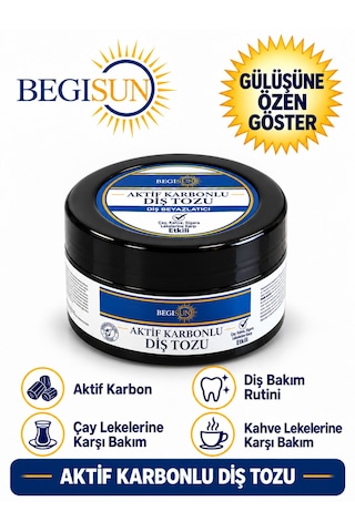 Aktif Karbonlu Diş Tozu Doğal Ağız Bakımı 50 G Yeni Nesil Beyazlık