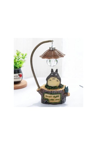 Youmex Retro Mini Gölge Adam Dekoratif Led Gece Lambası - Bahçe, Ev, Ofis İçin Poliresin Dekorasyon Aleti Pil Dahil Çok Renkli