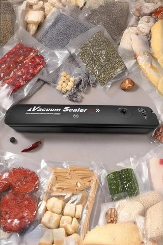 Vacuum Sealer Gıda Vakum Ve Mühürleme Makinesi 10 Poşetli