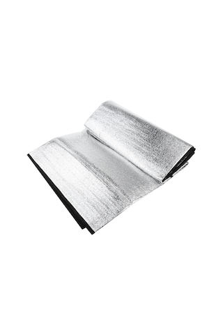 Suntek Açık Kamp Pikniği Için Alüminyum Folyo Kamp Matı 200x150 Gümüş