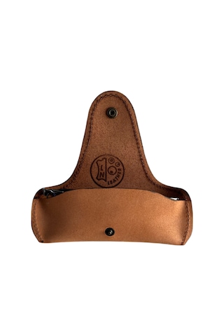 Lnleather Gerçek Deri Gözlük Kılıfı Pudra Rengi 95837767