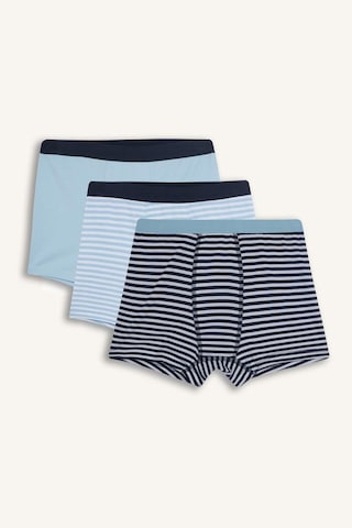 Defacto Erkek Çocuk Çizgili 3lü Boxer E1572a825aube107 Mavi