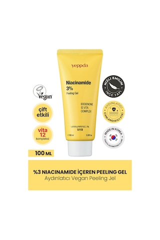 Yeppda %3 Niacinamide İçeren Taneciksiz Peeling Jel Yeppda %3 Niacinamide Peeling Gel 100 ML