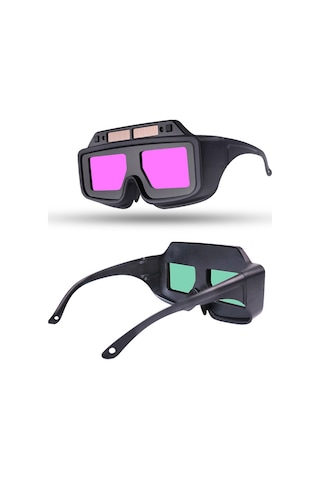 Kangvka Otomatik Kararan Kaynak Gözlüğü - Güneş Enerjili, Çift Sensörlü, Geniş Görüş Alanı