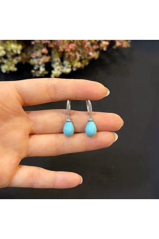 Stela Firuze Turkuaz Damla Gümüş