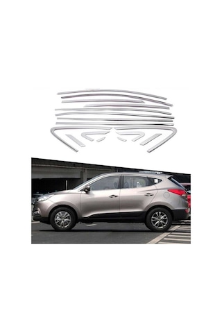 Hyundai İx35 Cam Çerçevesi Tamtur 16 Parça 2010-2015 Arası Uyumlu