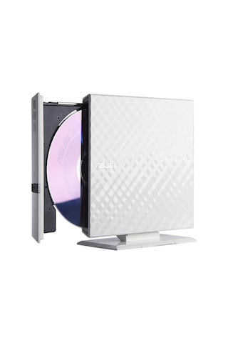 Asus SDRW-08D2S-U Lite 8x USB Harici Optik Sürücü Beyaz
