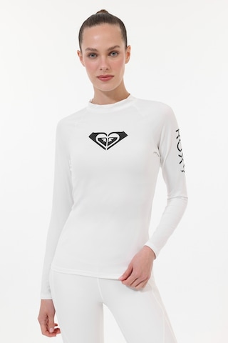 Roxy Whole Hearted Ls Beyaz Kadın Surf Uzun Kol T-shirt