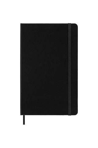 Moleskine Çizgili Siyah Defter L Boy Sert Kapak