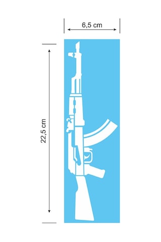 Kls-47 Folyo Kesim Etiket Beyaz 22,5 X 6,5 Cm