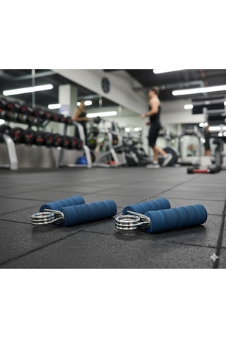 Lacivert Başlangıç Seviye Süngerli El Yayı -bilek Güreşi - Kademeli Spor - Antrenman - Kas Geliştirme - Kol Kası - Egzersiz - Fitness Yayı - Kondisyon-spor-bilek