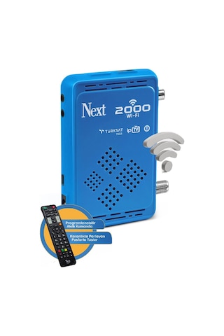 Next 2000 Wi Fi Çanaklı Çanaksız Dijital Full Hd Uydu Alıcısı