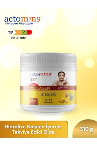 Actomins Collagen Pineapple 2 x 310 G 2 Aylık Paket