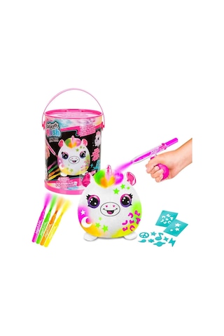 45523 Airbrush Peluş Neon Boyama Seti -sunman Diğer