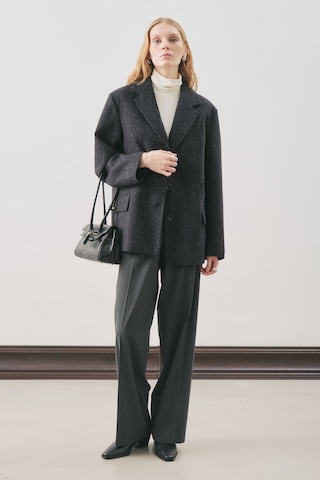 Manuka Norrıs Yün Blazer Ceket Dark Grey Melange Dark Grey Melange