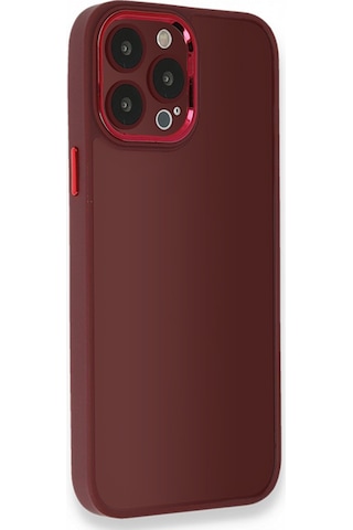 Apple Uyumlu iPhone 11 Pro Max Kılıf Freya Lazer Lens Kamera Çerçeveli Silikon Kapak