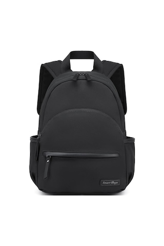 Smart Bags Twill Dimi Kumaş Kadın Sırt Çantası 3326 Siyah