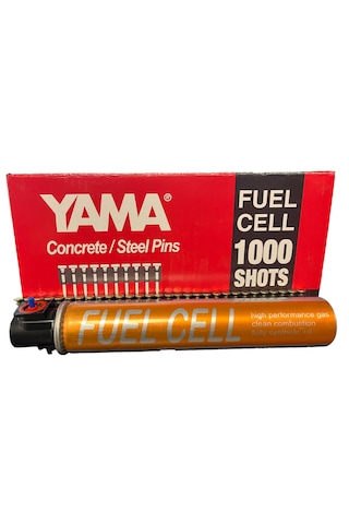 Yama Pcs2727g Gazlı Tabanca Beton Çivisi 27mm 1000 Adet + Gaz