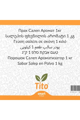 Toz Salep Aroması 1 Kg