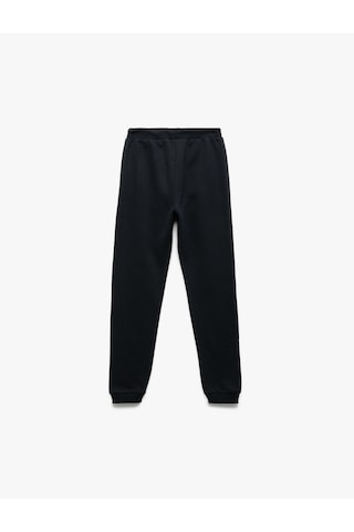 Koton Beli Lastikli Şardonlu Cepli Jogger Eşofman Altı Lacivert 7wkb40012tk