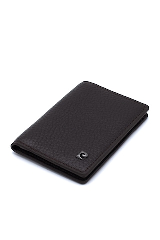 Pierre Cardin Unisex Deri Kartlık 0123 Kahverengi