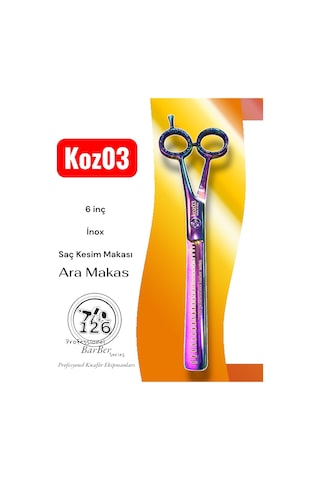 Koz03 Chameleon Saç Sakal Kesim Ara Makası - 6 İnç