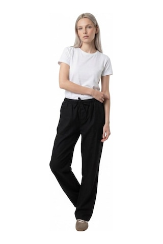 Straight Fit Kadın Pantolon Siyah