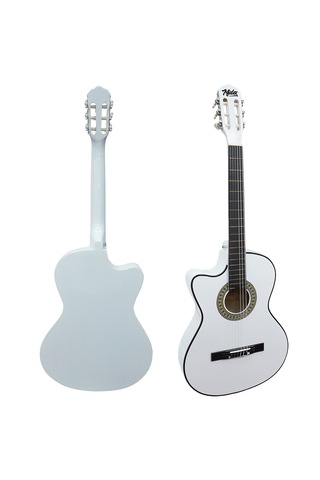 Cg-396wh Solak Klasik Gitar Beyaz Renk Full Set Sap Ayarlı 4/4