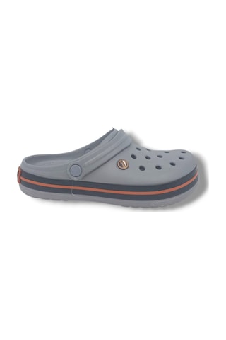 Zerhan Cflex 145 Unisex Gri Turuncu Siyah Sabo Terlik Sandalet Gri