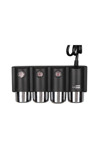 Olesson 1508 12-24v Çift Usb Girişli 120w 80cm Kablolu 3 Lü Araç Çakmak Çoklayıcı