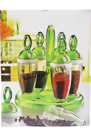 6'lı Lüx Tuzluk ve Baharatlık Seti