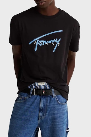 Tommy Jeans Erkek T Shirt Dm0dm21109 Bds Siyah SIYAH Siyah