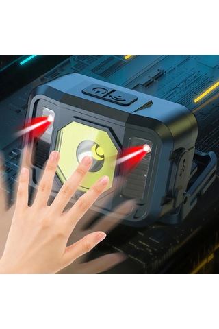 Pratik Sensörlü Sinyalli Kafa Lambası Wt-024 - 9089487059535ynt Çok Renkli