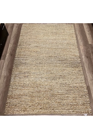 Eko Halı Flatweave Choti Cream Dekoratif Jüt Kilim