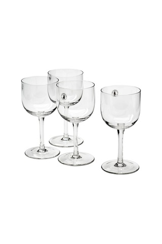 Ikea Stockholm 2025 Şarap Kadehi 32 Cl 4'lü Şeffaf