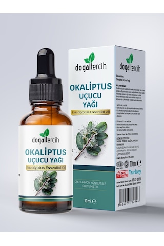Doğal Tercih Okaliptus Yağı 10 Ml , Katkısız Seyreltilmemiş