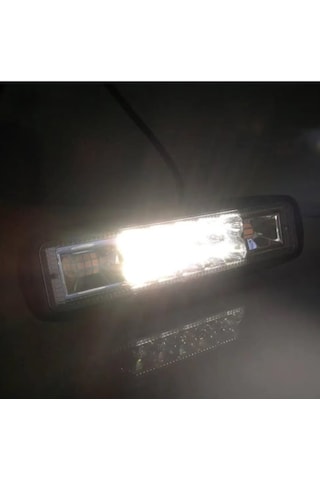 Motosiklet Sis Farı Çakarlı Off Road 10 Led