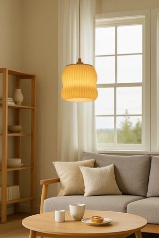 Dekoratif Avize Ice Serisi Ev Ofis Veranda Mutfak Çap 20 Cm Büyük Boy Çok Renkli