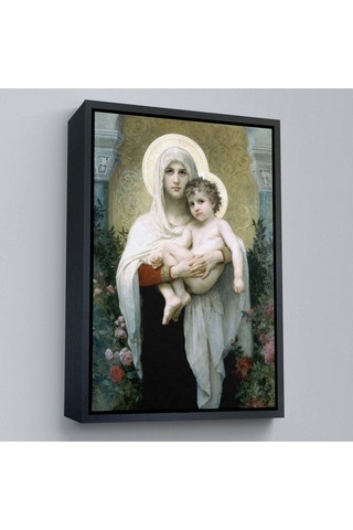 Çerçeveli Meryem Ve Oğlu İsa Tablo - Jesus Christ -6438