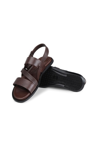 Ducavelli Roma Hakiki Deri Erkek Sandalet, Hakiki Deri Sandalet