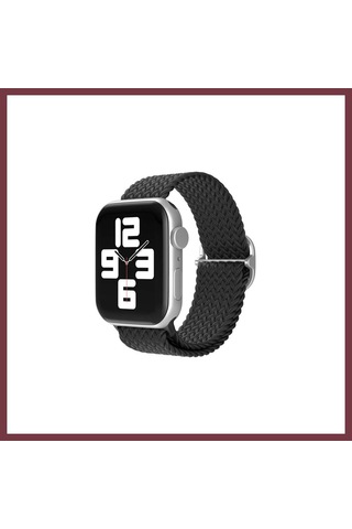 Storeşahin Apple Watch 38mm Uyumlu Star Kordon - Siyah Shn0720