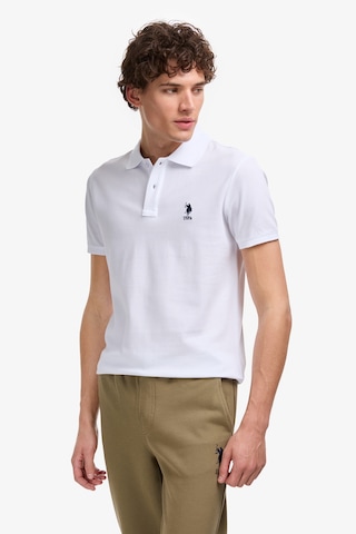 U.S. Polo Assn. U.s. Polo Assn. Erkek Beyaz Tişört Basic 50322304-vr013
