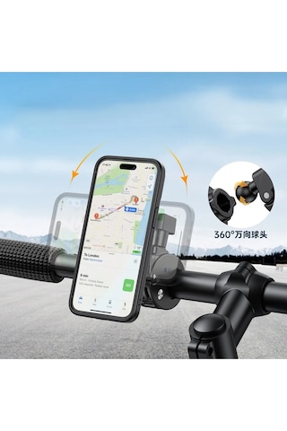 Bisiklet Motorsiklet Scooter Atv Motosiklet Gidon Bağlantılı Telefon Tutucu Tutacağı