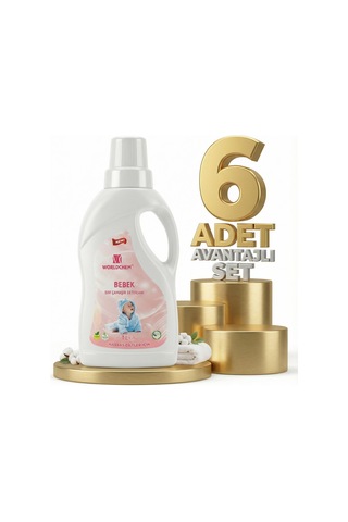 Worldchem Bebek Detarjanı Sıvı 6x1 Lt