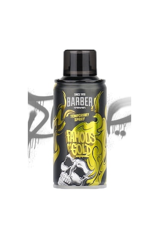 Barber Marmara Geçici Renkli Saç Spreyi Altın 150 Ml
