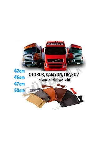 Gürler Kamyon Dikmeli Direksiyon Kılıfı Tır Otobüs Suv Minibüs