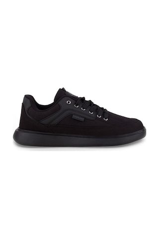 Carrano 1157-26 Dayanıklı Tekstil Anatomik Erkek Sneaker Sade Siyah Siyah